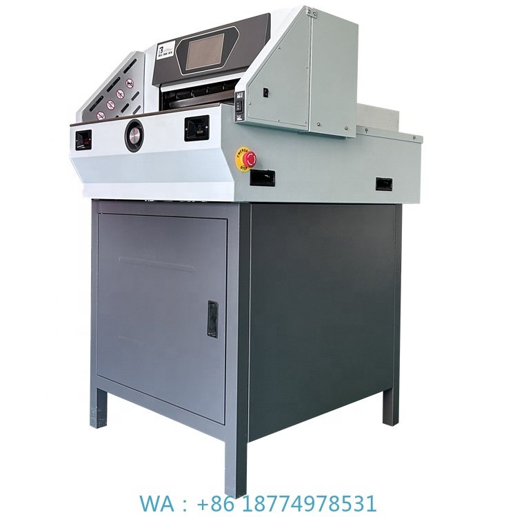 Paper Cutting Guillotine - Kağıt Otomatik Kesme Makinesi E490T Fabrika