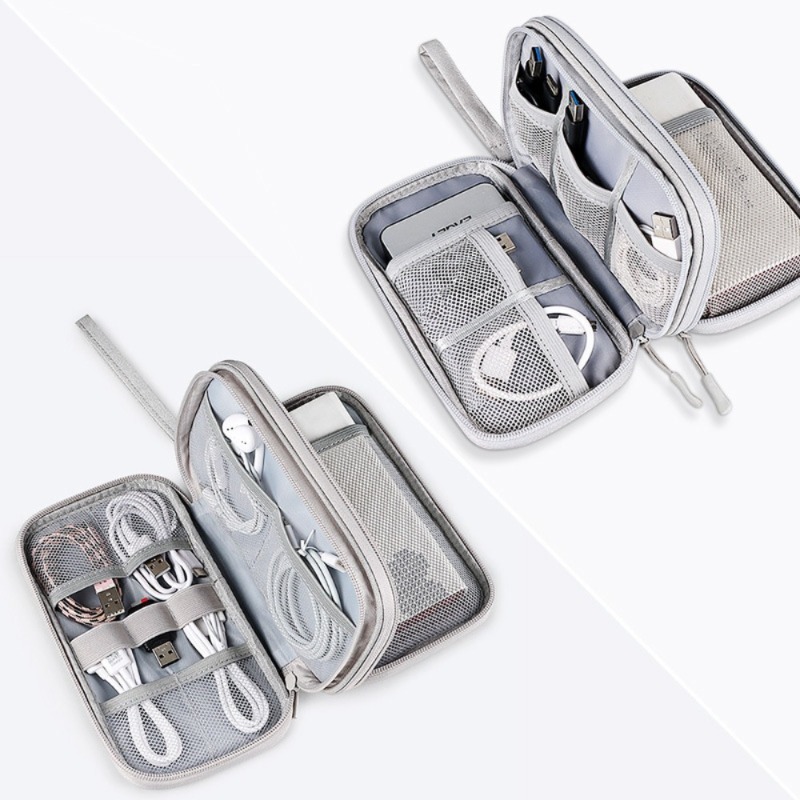 Office Tech Bag - Seyahat Kablo Düzenleyici Çantası, Kablolar, Şarj