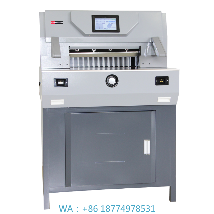 Paper Cutting Guillotine - Kesme Makinesi Elektrikli Giyotin 520V8 Kağıt