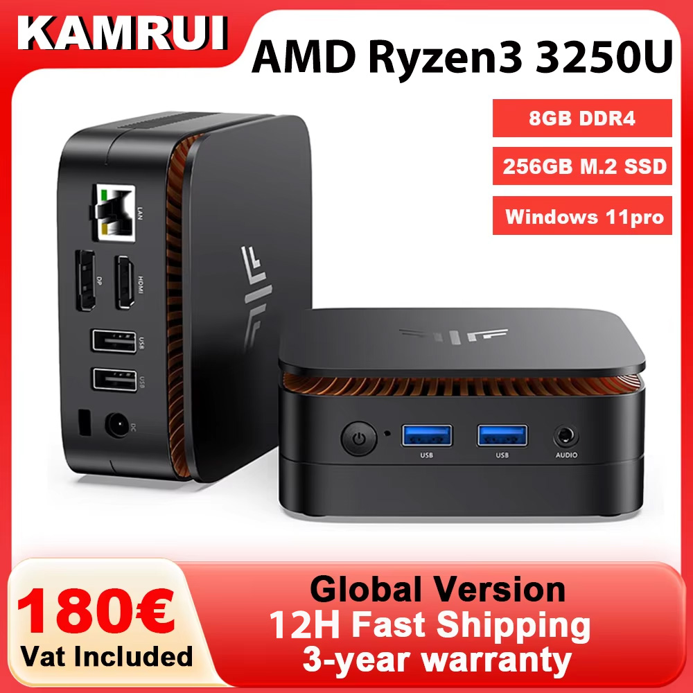 Thin Client Mini Pc - KAMRUI Mini Bilgisayar AMD R3 3250U