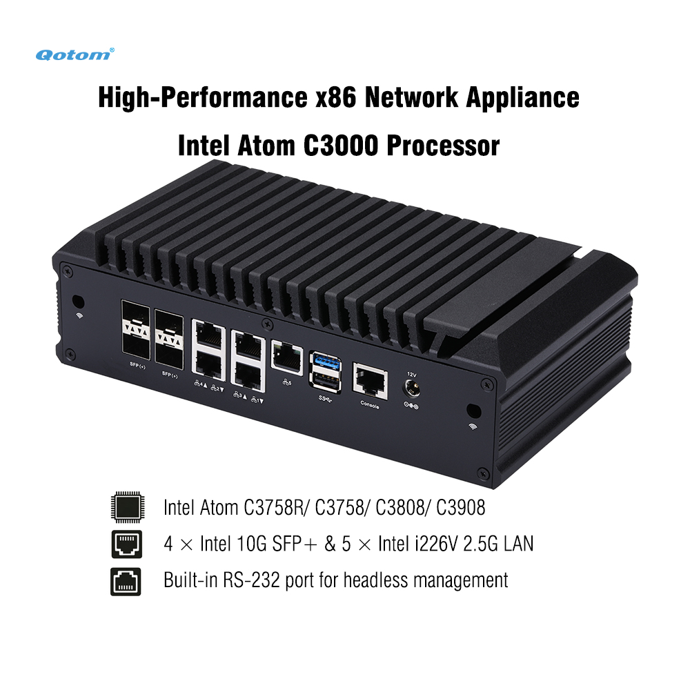 Thin Client Mini Pc - Mini PC Q20300G9 Atom C3000 İşlemci,