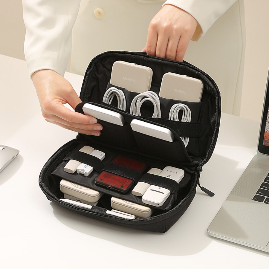 Office Tech Bag - Taşınabilir Seyahat Kablo Düzenleyici Elektronik Saklama