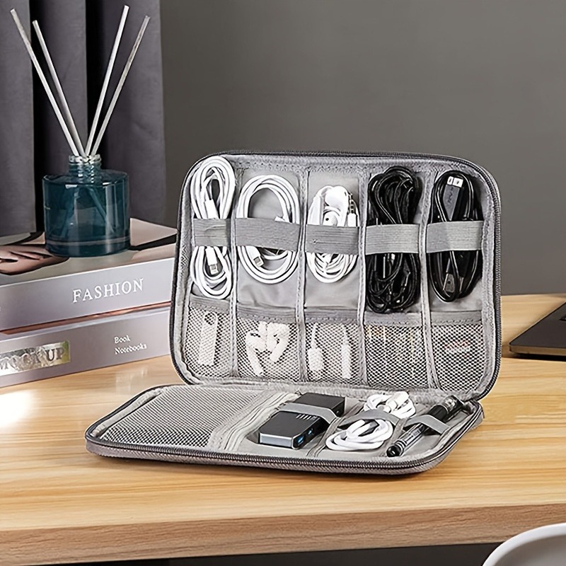 Office Tech Bag - Çok Cepli Seyahat Kablo Düzenleyici, Elektronik