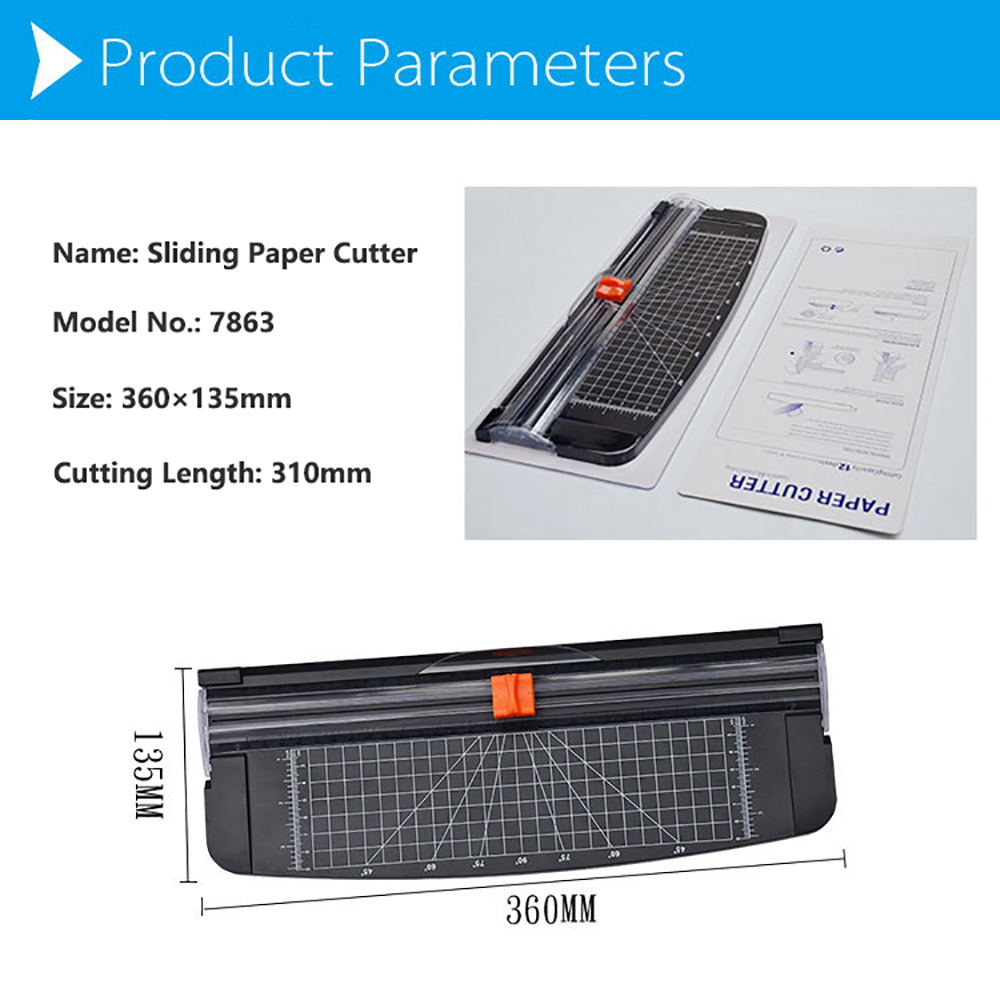 A4 A5 Mini Siyah Giyotin Kağıt - Paper Cutting Guillotine incelemesi ve fiyatı