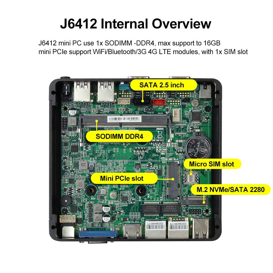 XCY Mini PC Intel Celeron J641 - Thin Client Mini Pc incelemesi ve fiyatı