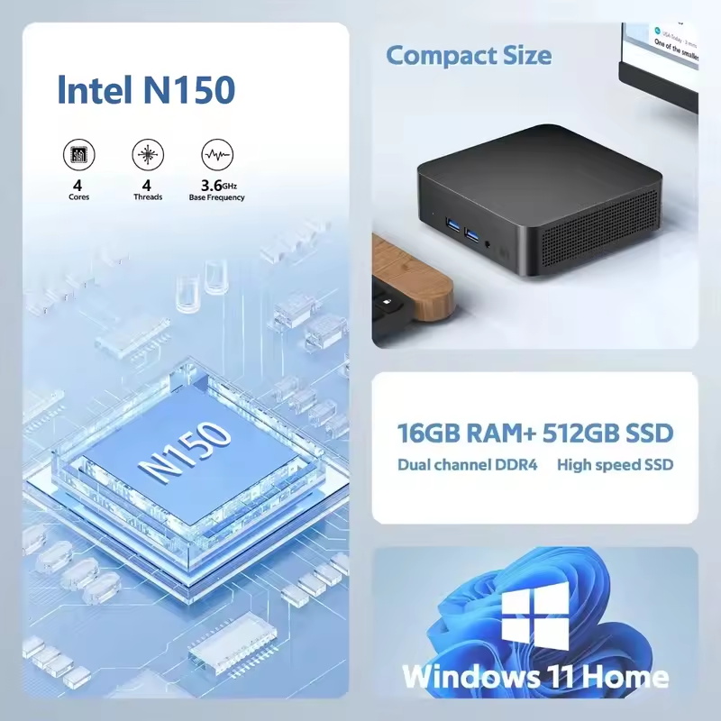 2026 Intel N150 Mini Bilgisaya - Thin Client Mini Pc incelemesi ve fiyatı